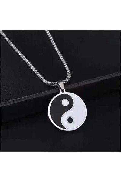 Köstebek Ying Yang New Necklace