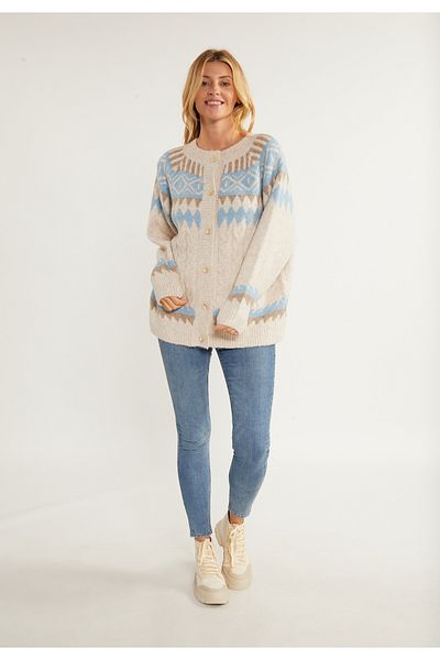 USHA Strickjacke Mit Knöpfen