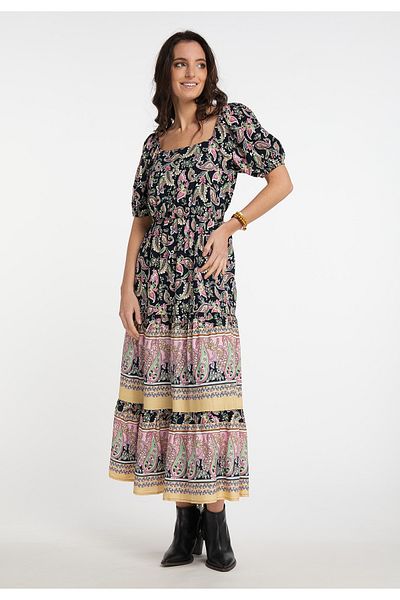 USHA Midikleid Mit Paisley-print