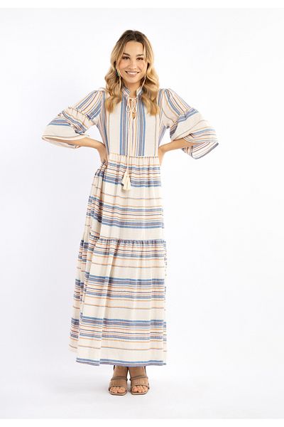 IZIA Streifenkleid Maxi