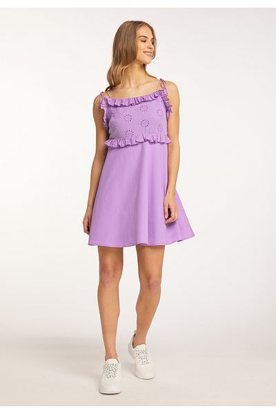 myMo Minikleid mit Spaghettiträgern