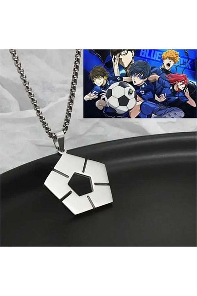 Köstebek Anime Blue Lock Symbol Necklace