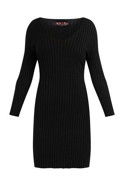 myMo Rocks Kleid aus Rippstrick