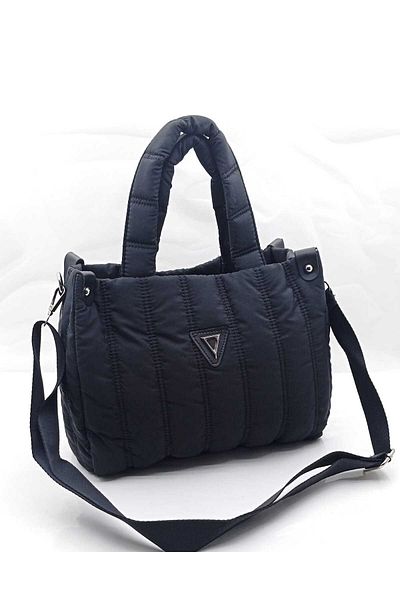 MAC&MOS Women's Black Quilted Shoulder Bag