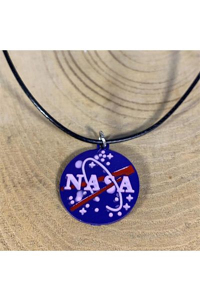 Köstebek Nasa Metal Necklace