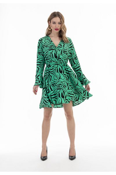 Faina Kleid - Zebraprint