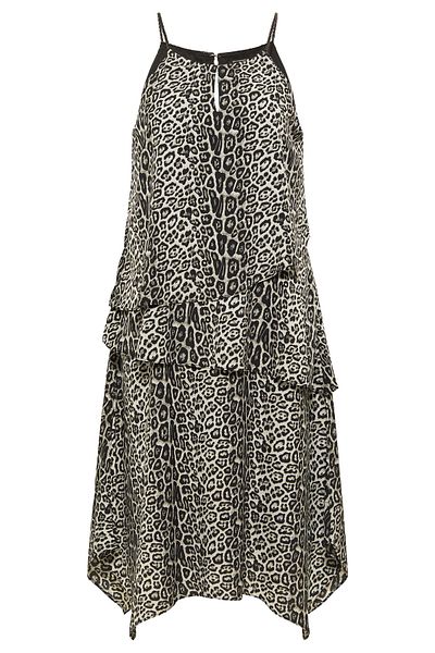 Faina Kleid mit Leoprint