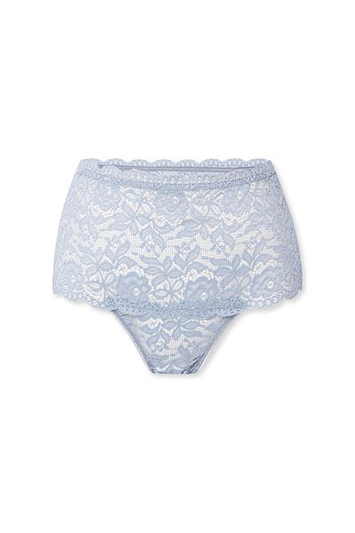 HNX Δαντελένιο ψηλόμεσο γυναικείο εσώρουχο Plus Size