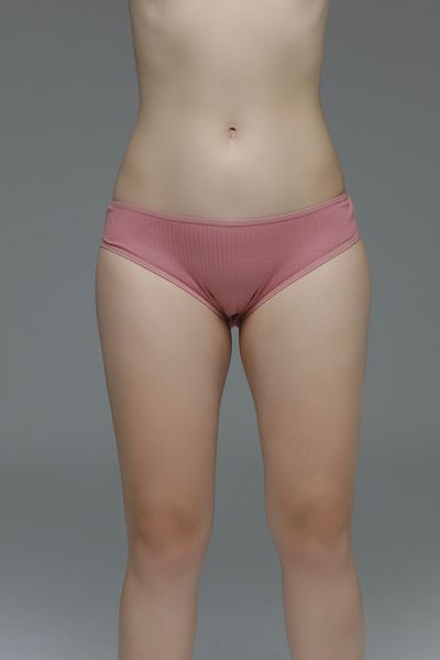 MİSTİRİK Taranto Model High Waist Soft and Flexible Fabric Sports Panties Pastel Pink Color