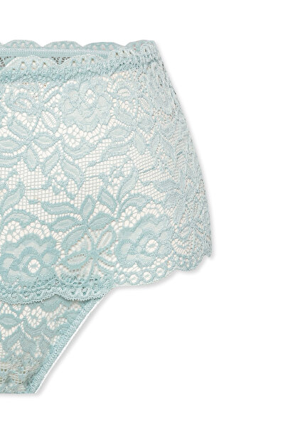 HNX Δαντελένιο ψηλόμεσο γυναικείο εσώρουχο Plus Size