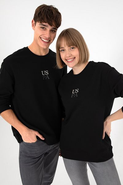 U.S. Polo Assn. Men's Black Basic Sweatshirt 50293420 -Vr046