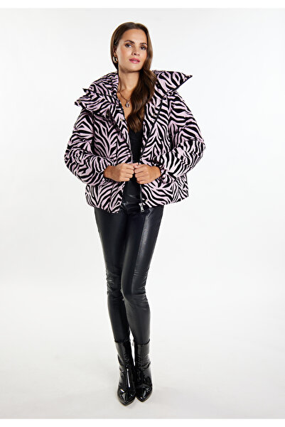 Faina Steppjacke cu model zebră