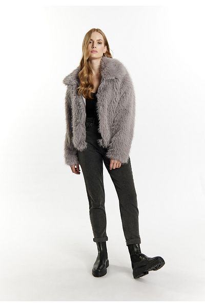 Dreimaster Jacke Aus Webpelz
