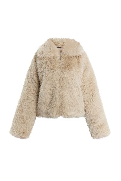 Dreimaster Jacke Aus Webpelz