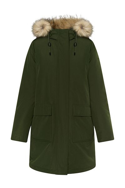 Dreimaster Winterparka Mit Kunstfell