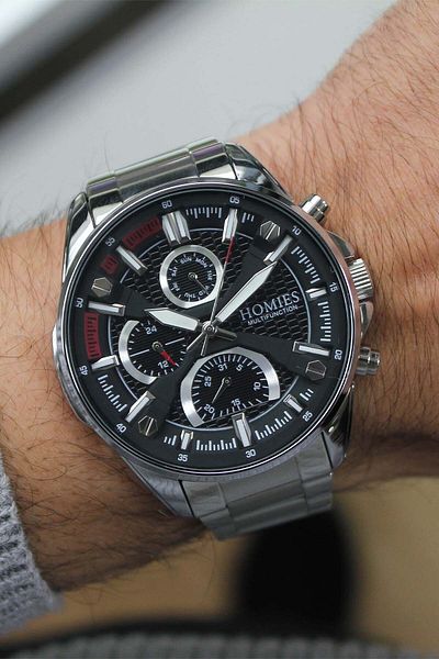 Homies Hm25124S01-1 Men's Watch with Steel Band
