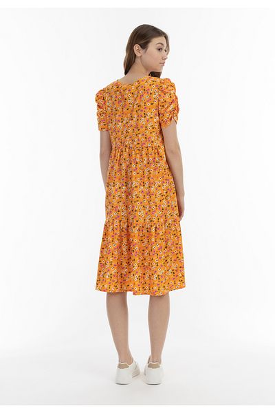 myMo Midi Kurzarmkleid