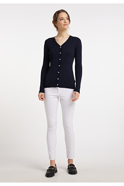 Dreimaster Strickjacke mit Knöpfen