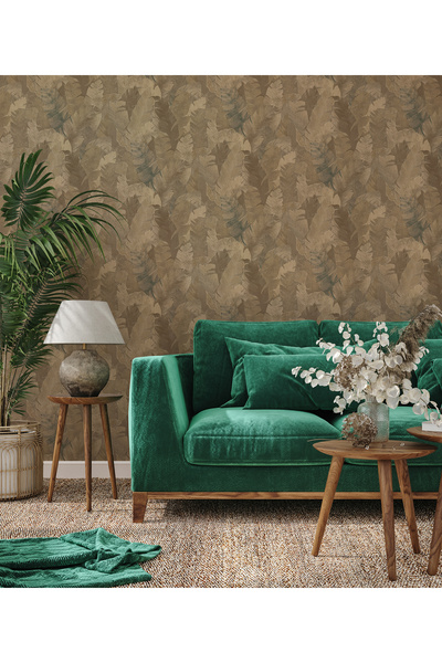 Ravena yazmin yaprak desenli duvar kağıdı 101101-4