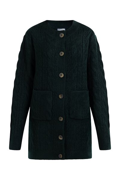Dreimaster Strickjacke Mit Knöpfen