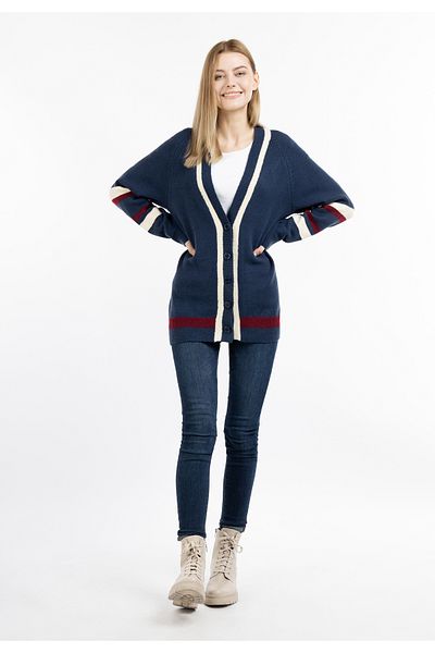 Dreimaster Strickjacke Mit Knöpfen