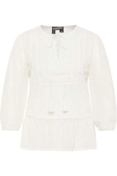 Dreimaster Blusenshirt Mit Spitze
