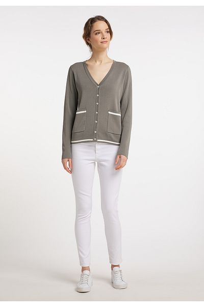 Dreimaster Strickjacke Mit Knöpfen