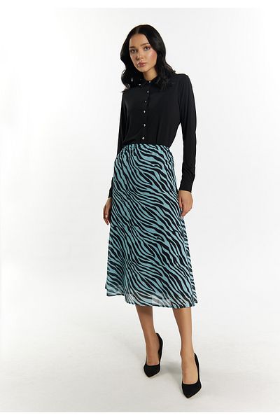 Faina Rock mit Zebra-Print