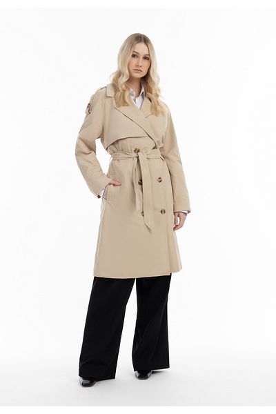 Dreimaster Klassischer Trenchcoat