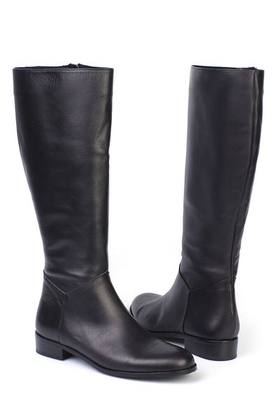 KARVENSHOES Черни ботуши от естествена кожа 1048