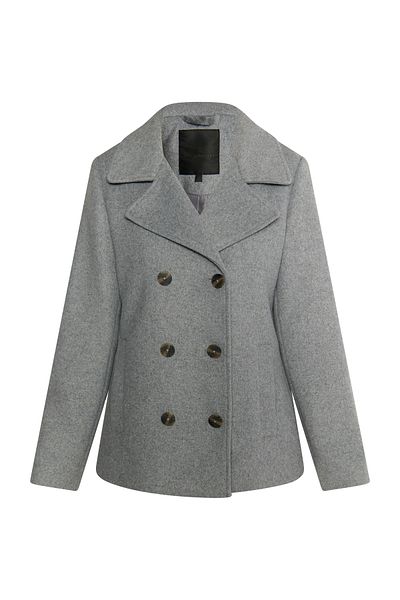 Dreimaster Übergangsjacke Aus Wollgemisch