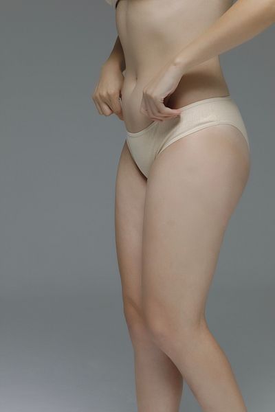 MİSTİRİK Chiloți sport Taranto elastici moale cu talie înaltă - Culoarea pielii