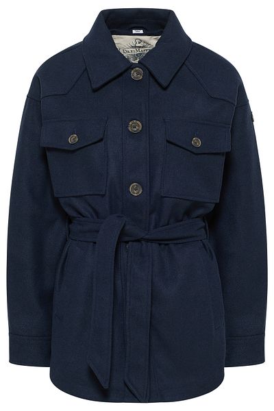 Dreimaster Übergangsjacke Aus Wollgemisch