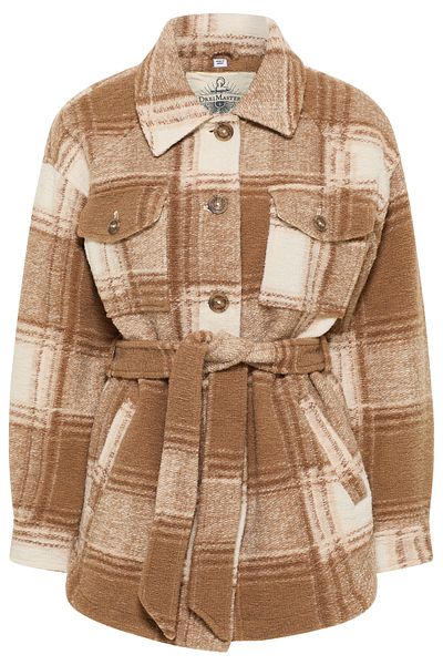 Dreimaster Übergangsjacke Im Karo-muster