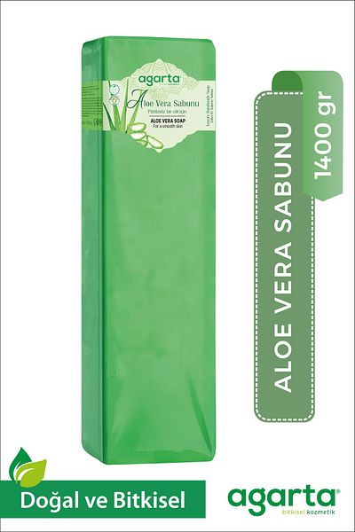Agarta aloe Vera Natural Handmade Soap - 1400 gr