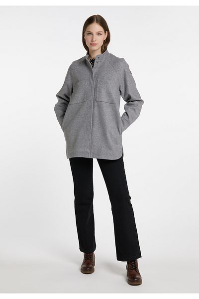 Dreimaster Übergangsjacke Aus Wollgemisch