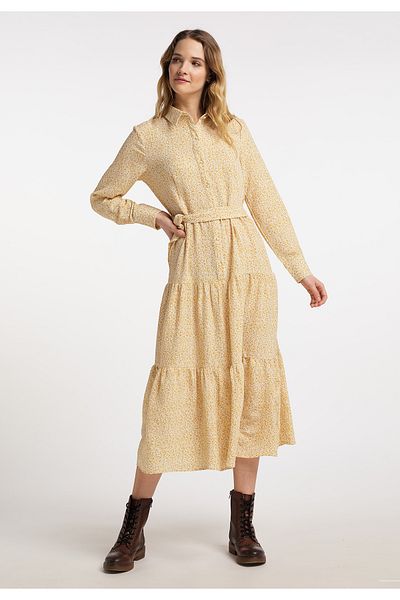 Dreimaster Maxikleid Mit Blumenprint