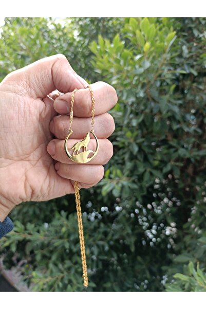 Tasarım Bozkurt Kolye 925 Ayar Gümüş