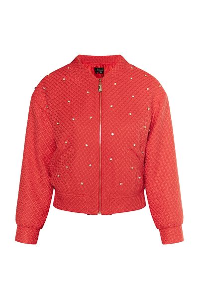 Faina Boucé Jacke Mit Strass-steinen