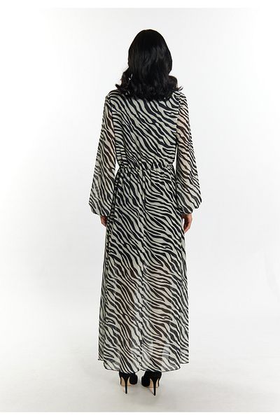 Faina Kleid mit Zebra-Print
