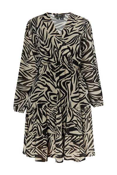 Faina Kleid mit Zebra-Print