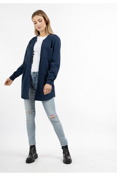 Dreimaster Lange Sweatjacke