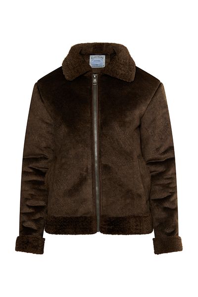 Dreimaster Übergangsjacke Aus Fellimitat