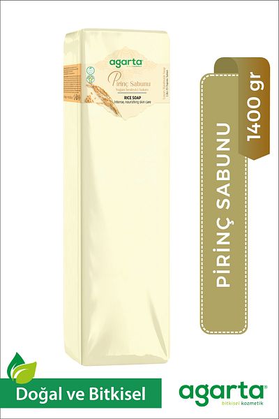 Agarta 1400 gr Natural Handmade Rice Soap