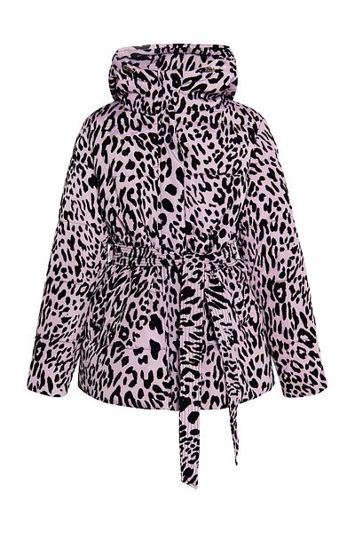 Faina Steppjacke mit Leo-Print