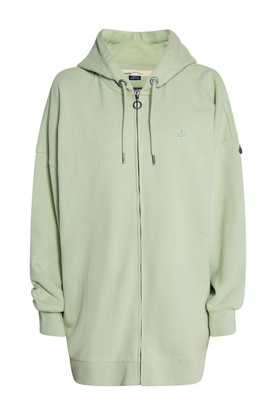 Dreimaster Lange Sweat Kapuzenjacke