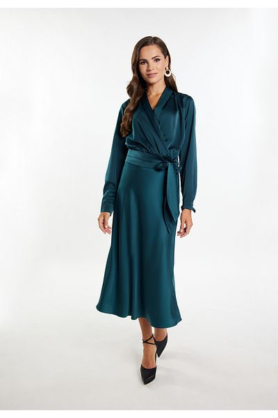 Faina Wickelbluse Aus Satin