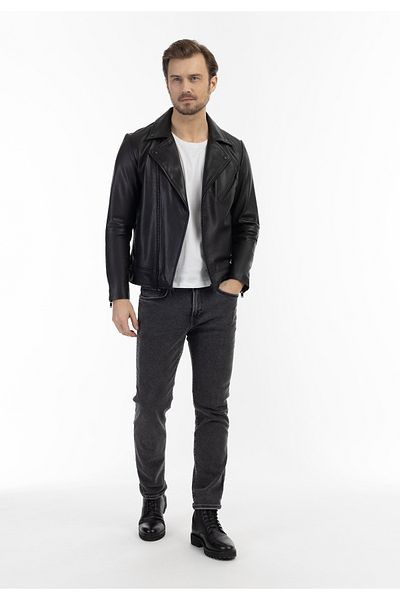 Dreimaster Lederjacke