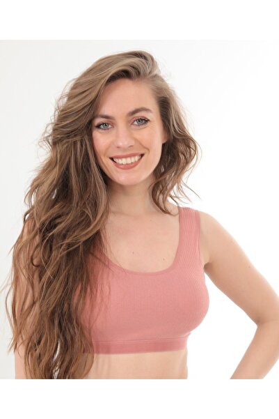 Bita İnside Dámská sportovní prsatá sušená růže - široký pásek, košilka