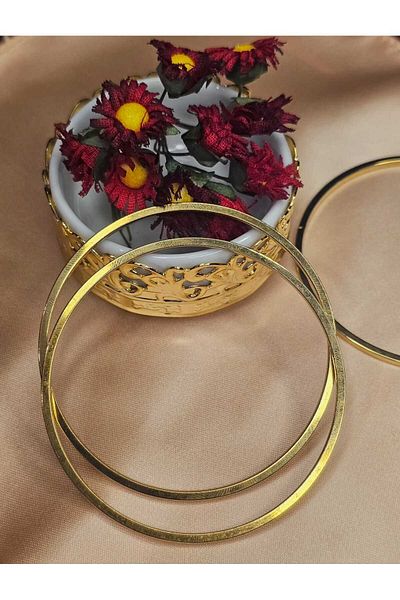 SUP Gold Steel 3-Piece Ajda Bracelet - Classic Thin Model 0.62 mm